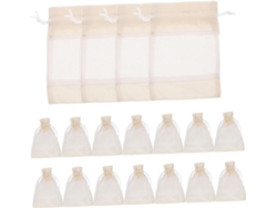 20 Pièces Sachets Vides Petits Sacs De Rangement À Friandises Bolsos Cadeaux À Cordon Réutilis...