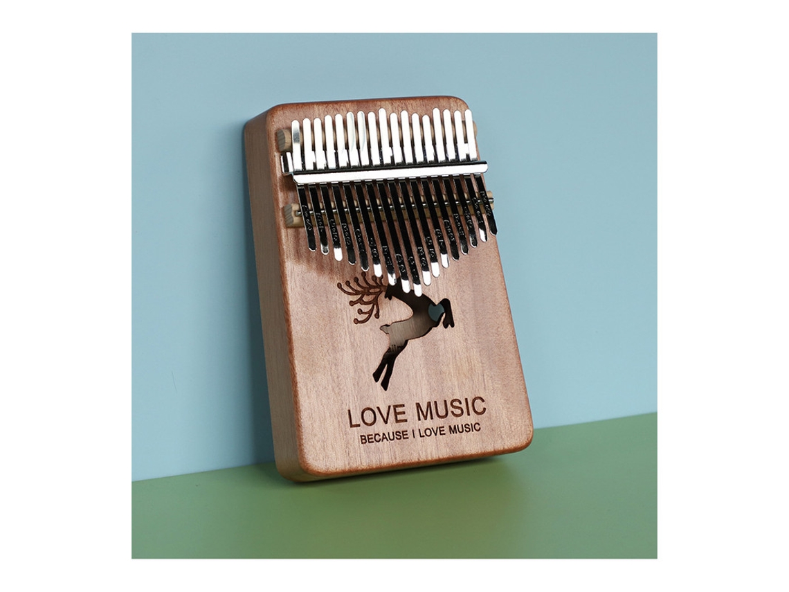 Piano de Polegar Kalimba 17 Notas para Principiantes  