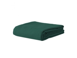 JILLIOPER Manta de tejido suave para cama, manta de tejido gofre absorbente de humedad hecha de fibra de pulpa de bambú, ropa de cama ligera y transpirable para