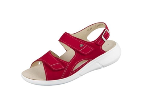Sandalias FINN COMFORT Material sintético Mujer (39 EU - Rojo)