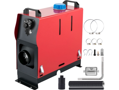Calentador diésel de aire de 12V y 8Kw con interruptor en forma de pata, 1 salida de aire para camiones RV VEVOR