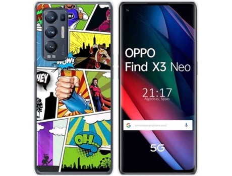 Carcasa Oppo Find X3 Neo TUMUNDOSMARTPHONE Comic