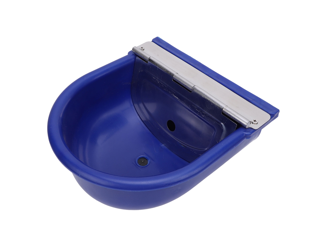 Bebedero Automático De Acero Inoxidable Para Animales (vacas, Caballos, Cabras) Con Dispensador De Drenaje - Azul Oscuro
