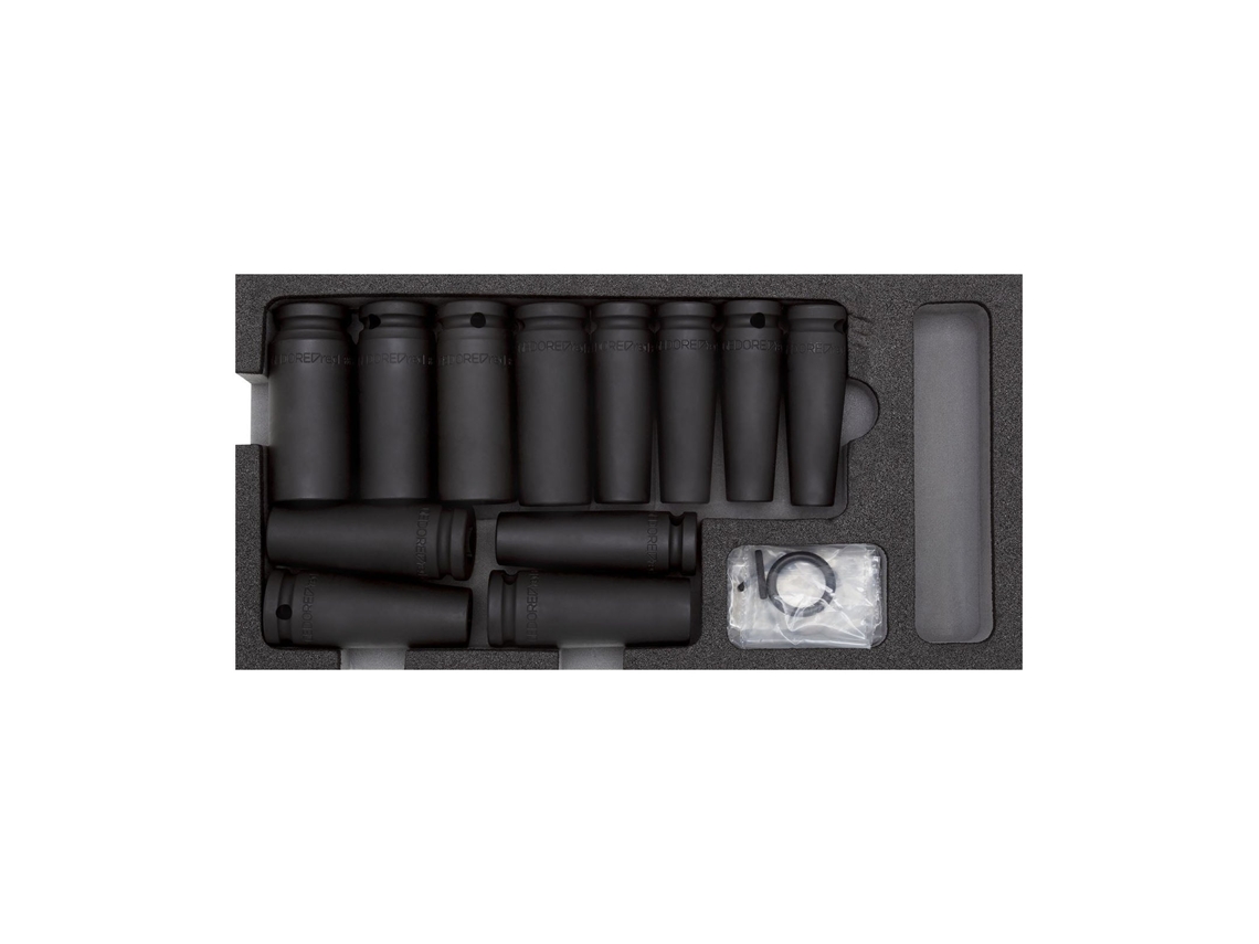 Llave De Vaso De Impacto 1/2, En Módulo Ct 2/6, 32 Piezas (3301711) GEDORE RED R22150012