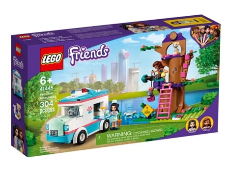 LEGO Friends: Ambulancia de la Clínica Veterinaria (Edad Mínima: ‍6 - 304 Piezas)