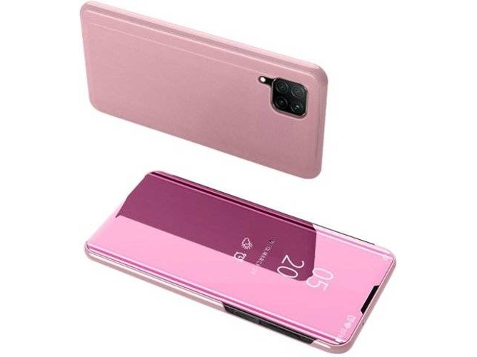 Funda Huawei P40 Lite, Nova 7i, Nova 6 SE HURTEL Clear View Rosa