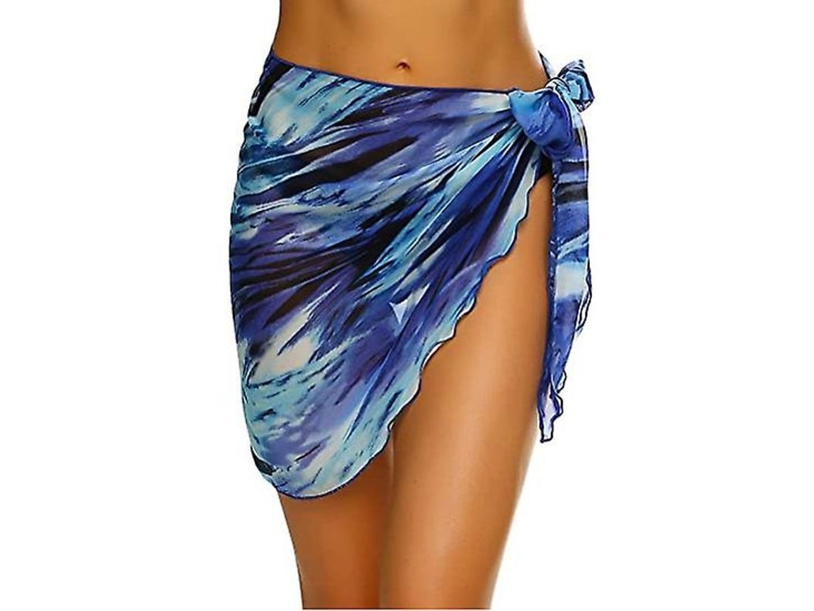 2026-falda Sarong Para Mujer De Verano, Cubierta De Bikini Translucida Ligera Para Playa Y Piscina