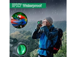 Telescopio monocular 10x42 para adultos, monocular compacto HD de alta potencia, prisma Bak 4 con adaptador de lente de USHION.