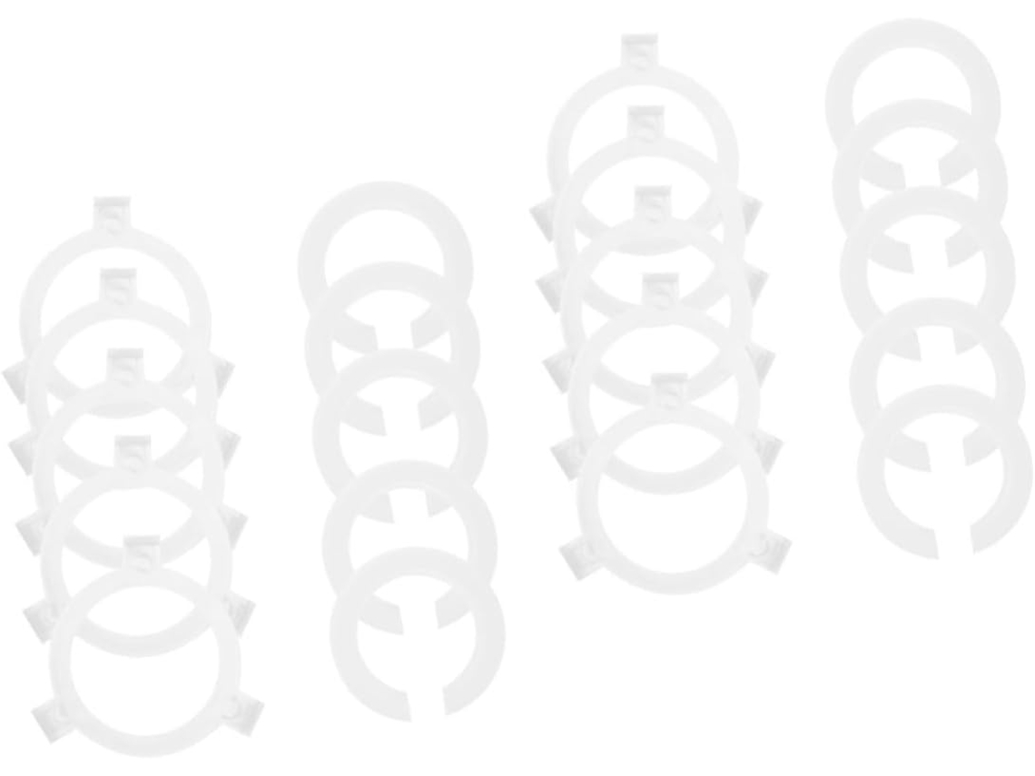 20 Anillos Reductores Para Pantallas De Lámparas, Adaptadores Universales Para Accesorios.