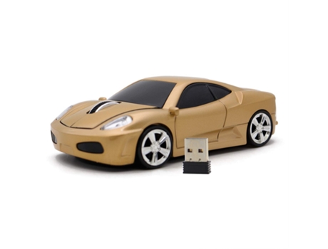 Ratón ENKERS (Inalámbrico - 1600 dpi - Dorado)