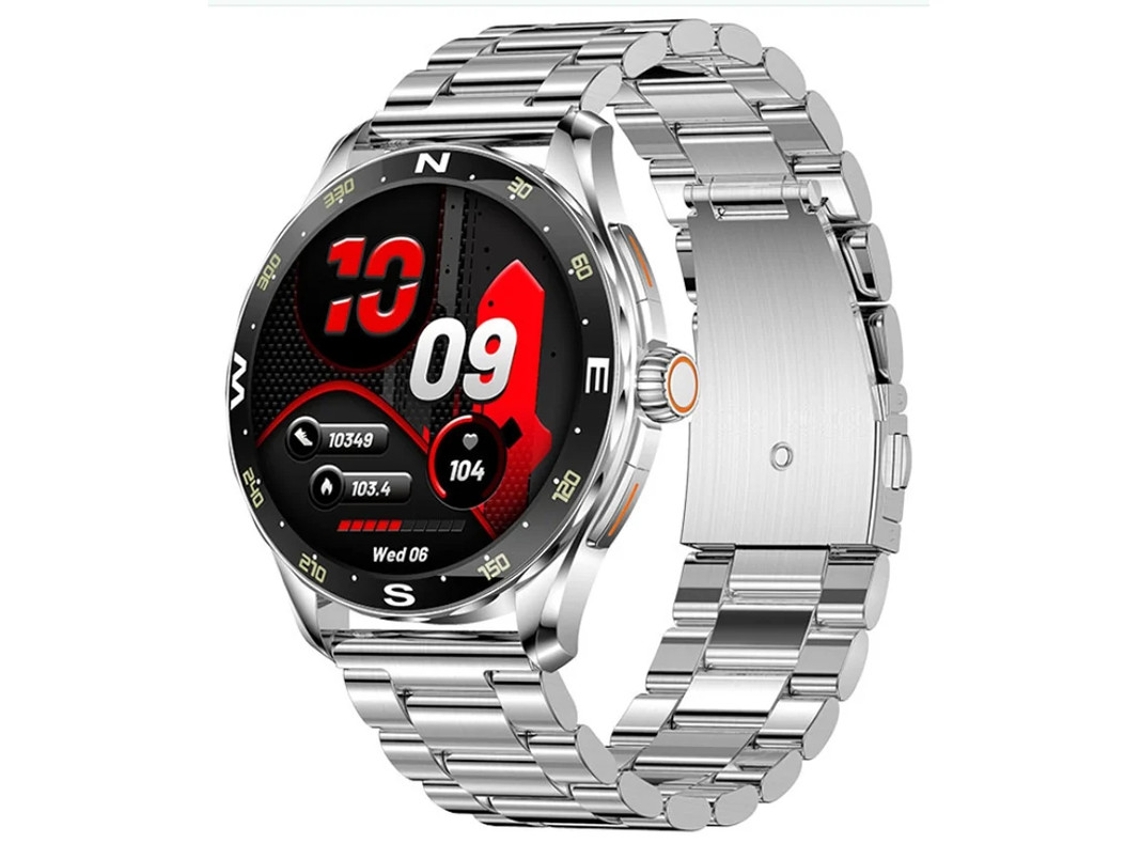 Reloj inteligente con llamadas Bluetooth, pantalla AMOLED de 1,43 pulgadas, monitorización de la frecuencia cardíaca, oxígeno en sangre y salud, y varios modos de Yizhood.