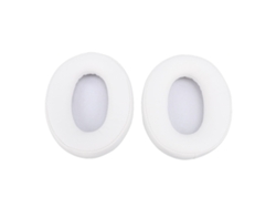 2 Almohadillas De Espuma Viscoelástica Con Revestimiento De Piel Proteica Para Auriculares Cloud Alpha Flight Core Stinger 2 (blancas)