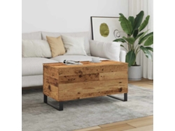 Mesa De Centro | Mesa De Café | Mesa De Salón Madera De Ingeniería Envejecida 90x44,5x45 Cm