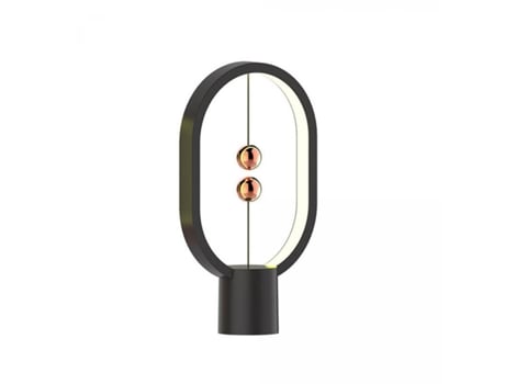 Mini equilibrio de luz, interruptor magnético, carga USB, luz nocturna negra creativa