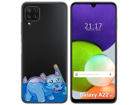 Carcasa Samsung Galaxy A22 4G / M22 TUMUNDOSMARTPHONE Dibujos Transparente Multicolor