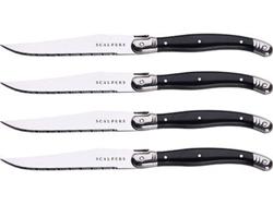 Juego De Cuchillos de Cocina De Mesa SCALPERS (4 Piezas - Abs)