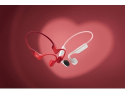 Auriculares Bluetooth Multipoint SHOKZ Openrun (Open Ear - Micrófono - Rojo)