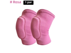 Rodillera deportiva de compresión Mdug (rosa, talla S)