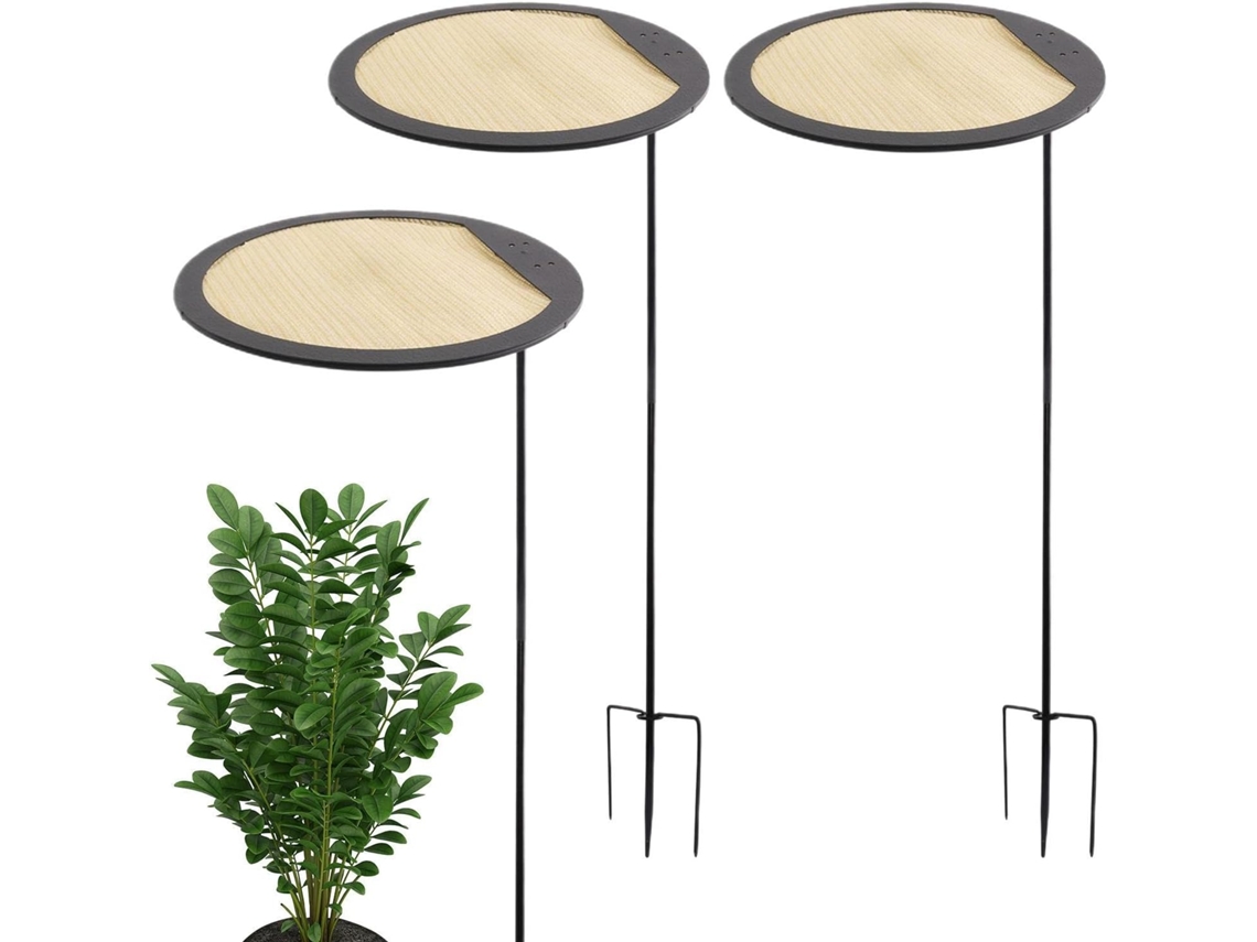 Sombrilla De Jardín Genérica Para Plantas: A Los Rayos Uv, Al Viento Y Con Anclaje Estable Al Suelo Sombrillas De