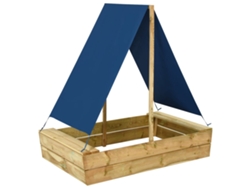 Arenero VIDAXL Marrón Madera de pino impregnada