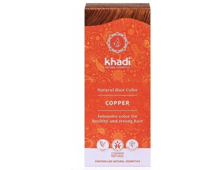 Tinte de Cabello KHADI Vegetal Cobre (100 g)