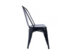 Silla DUDECO Leeds (Negro - 86 x 36 x 36 cm - Acero Reforzado)
