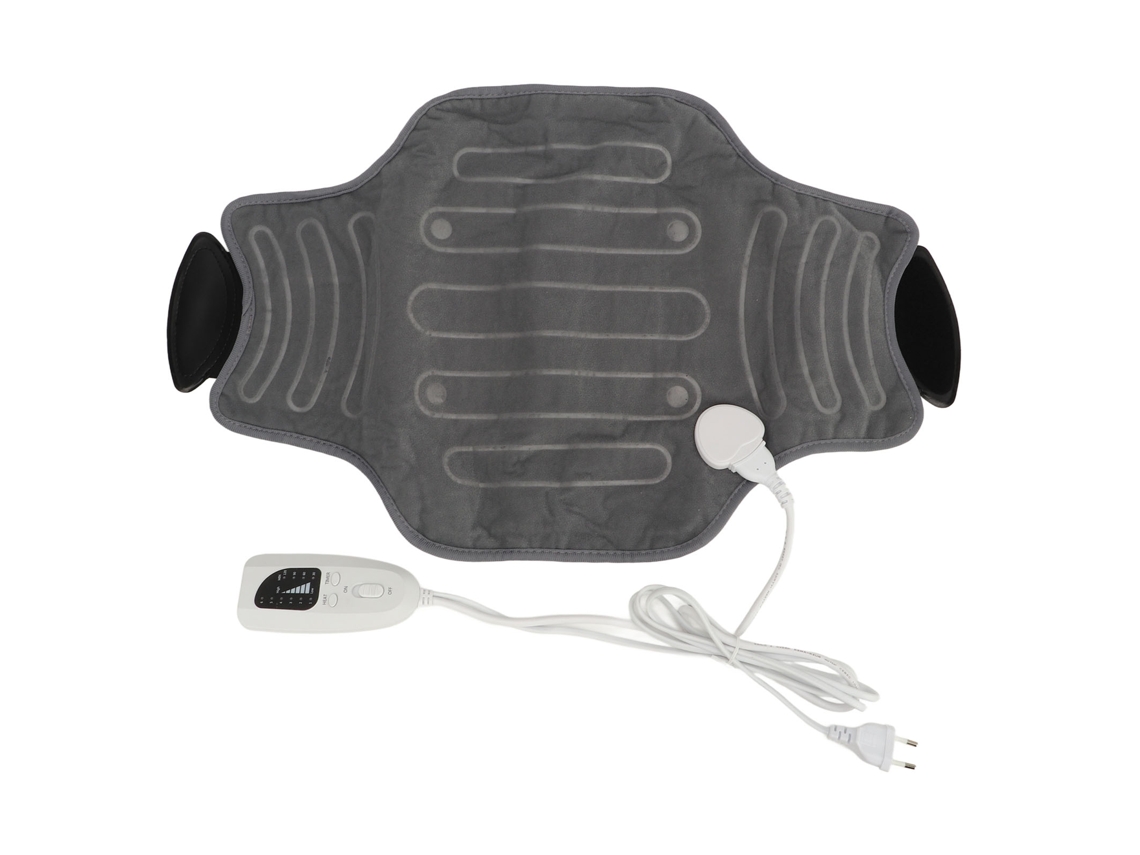 Dispositivo calefactor con correa ajustable y 6 niveles de temperatura.