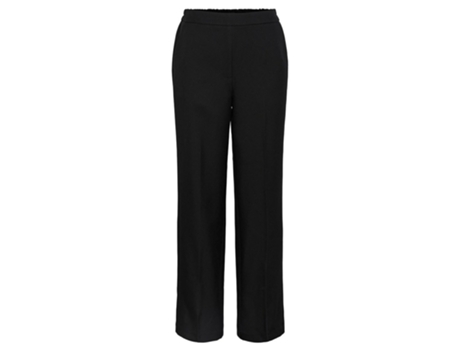 Calça PIECES Calças De Cintura Alta Neva Wide Leg Fit Preto L / 30 Mulher