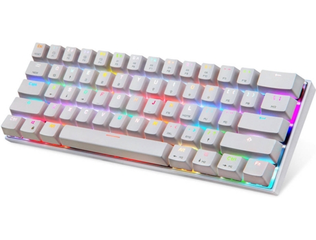 Teclado CHRONUS JPL7 (Inalámbrico - Blanco)