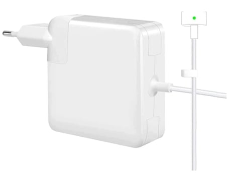 Cargador DIKUMI 45W con puerto T para macbook blanco