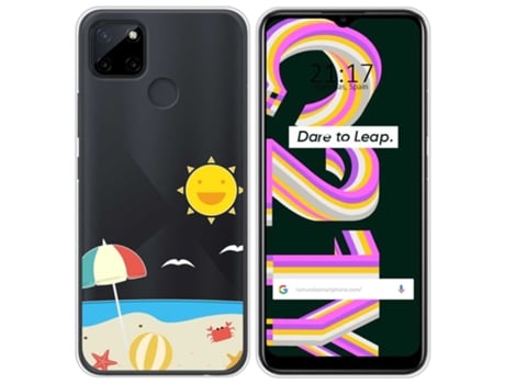 Carcasa Realme C21Y / C25Y TUMUNDOSMARTPHONE Dibujos Transparente Multicolor