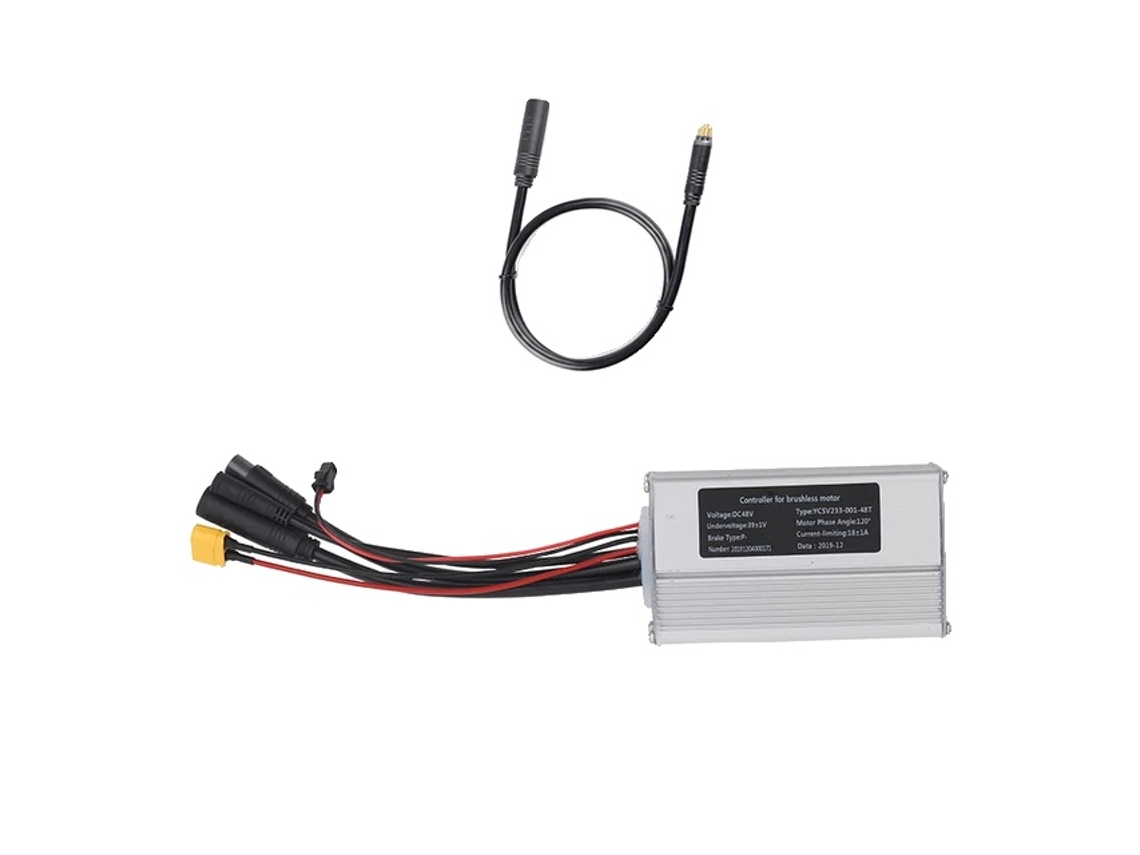 Controlador de bicicleta eléctrica, compatible con motores de buje Bafang, incluye luz y carcasa, 500 W, 90 cm, OEM