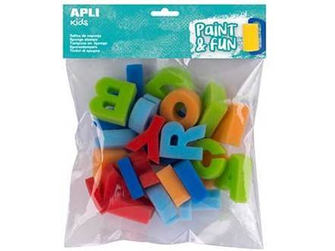 Sello Esponja APLI Kids Paint & Fun ABC (26 un)