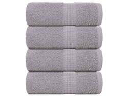 Toalla Lovely Home Invitados Uds Gsm Gris (30x50)