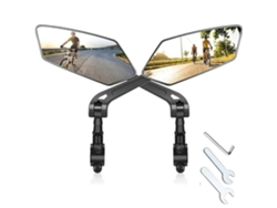 Espejo Retrovisor Para Bicicleta De Montaña, Ajustable 360°, Par Con Herramientas
