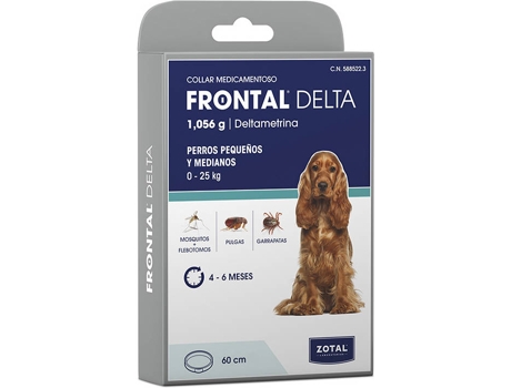 Collar para Perros ZOTAL Frontal Delta Blanco (60 cm)