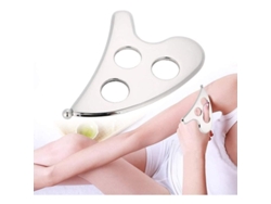 Gua Sha de acero inoxidable 2026 para masaje facial y corporal 2025