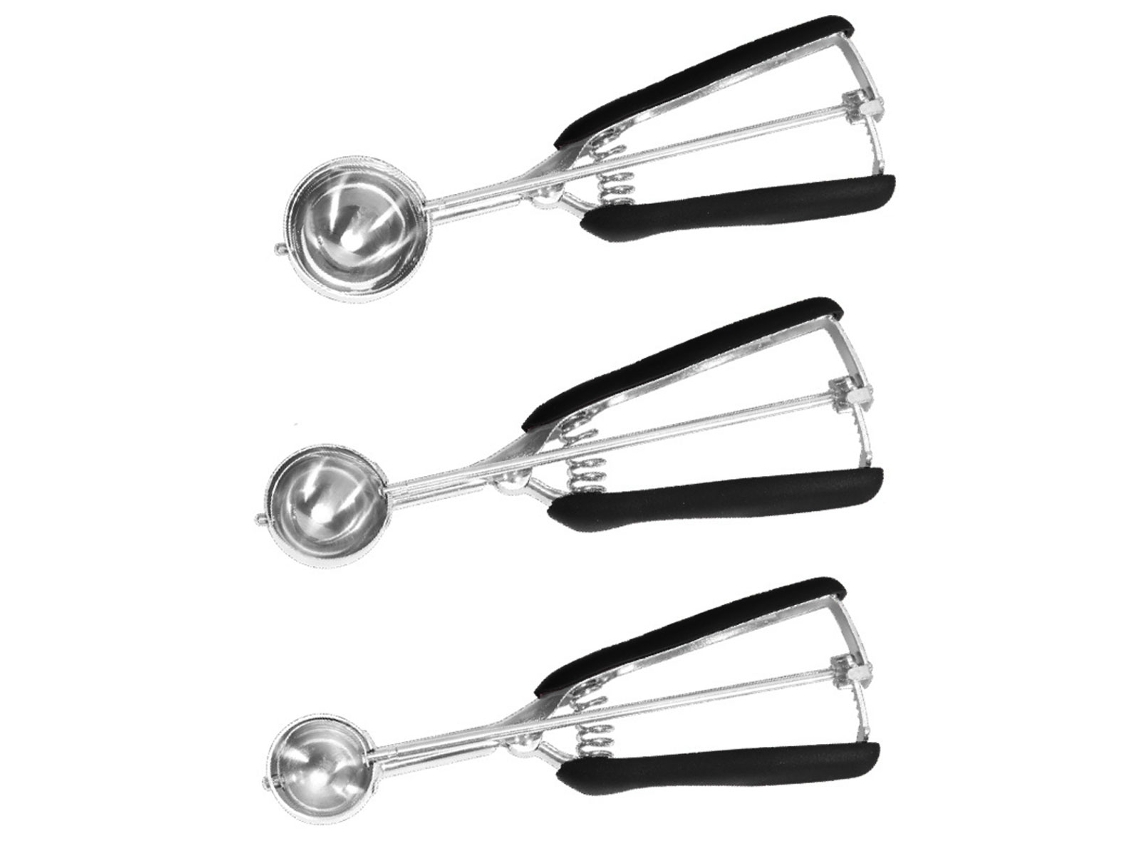 Juego de pinzas para galletas y helados, pinzas para galletas de acero inoxidable NEVEANCE