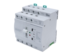 Interruptor de transferencia automática 4p 63a ATS Mini doble alimentación para riel DIN