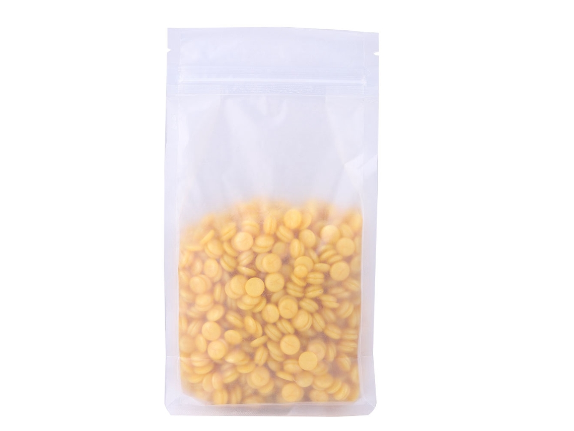 350g Cera Dura Sólida Sin Papel Frijoles Perlados Para Depilación Rostro Brazo Cuerpo Pierna 04
