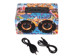 Altavoz Bluetooth Con Graves Potentes, Recargable, Compatible Con Tarjeta De Memoria, Mp3, Aux, Inalámbrico Para Fiestas En Casa Llenas De Color.