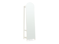 Espejo de cuerpo entero Frenraby 2 en 1 con estantes 165x40x35 cm - Color arena [EN.CASA]