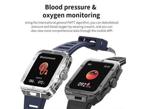Reloj inteligente con pantalla HD de 1,85 pulgadas, Monitor para hombres, relojes para hombres, recordatorio de información de llamadas Bluetooth, ...