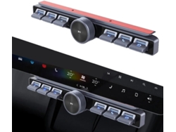 Mando A Distancia Multimedia Para Reproductor De Dvd De Coche Con Led, Compatible Con Volante, Abs Negro.
