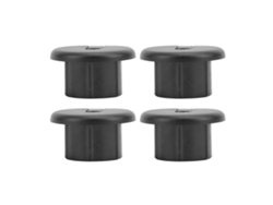 2026-4pcs Grommets Passthrough Cable Para Cable Ethernet Router Adaptador Negro Manga Rectangular V2