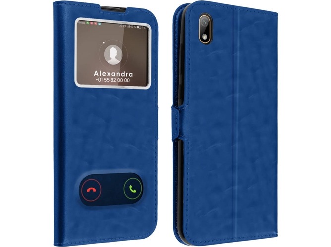 Funda Huawei Y5 2019 AVIZAR Window Azul