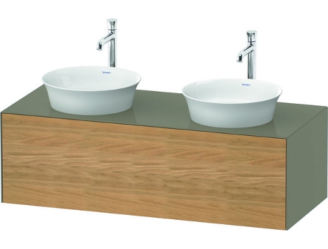 DURAVIT Tulip blanco, mueble de pared, ancho 1300 x fondo 550mm, con 1x extraíble, con tecnología tip-on, WT4978B