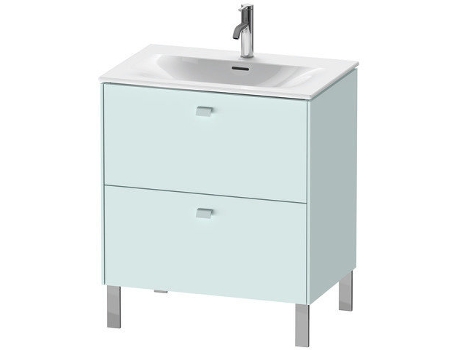 Pedestal de lavabo DURAVIT Brioso vertical 72,0 x 47,9 cm 2 cajones cajón superior incl. recorte de sifón y delantal para lavabo Viu 234473