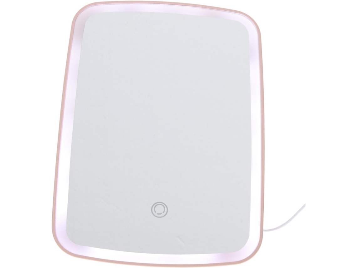 Espejo De Maquillaje Led Plegable Con Intensidad De Luz Ajustable Para Mujeres, Tocador Con Pantalla Táctil.