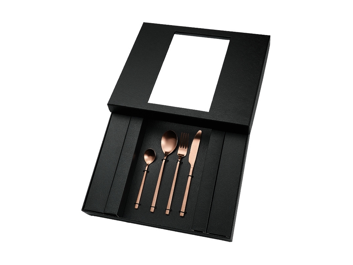 Conjunto De Cubiertos De Acero Inoxidable De 24 Piezas Cubiertos Multiusos Para Casa Y Cocina Gusshious Oro Rosa